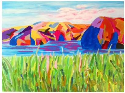 Dingle Peninsula original Acrylic Painting by Tadeush Zhakhobvskyy